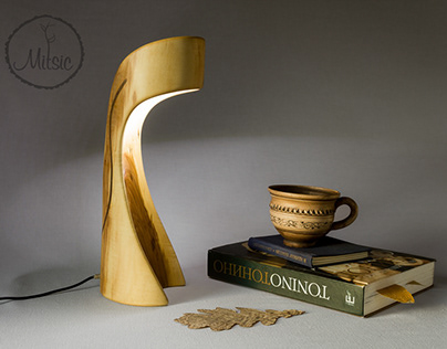 Wooden table lamp Driade