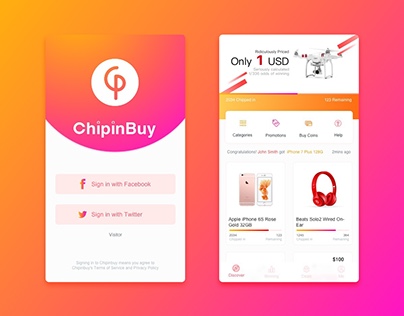 Chip in Buy ios redesign
