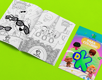 livro de colorir - disovery kids