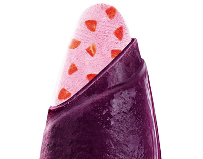 Illustration for Algida Frootie blackberry sorbet ice-c