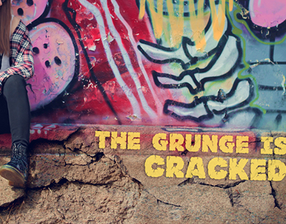 the grunge is cracked
