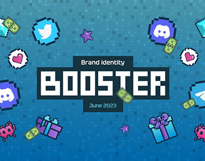 Brand identity for «Booster» / June 2023