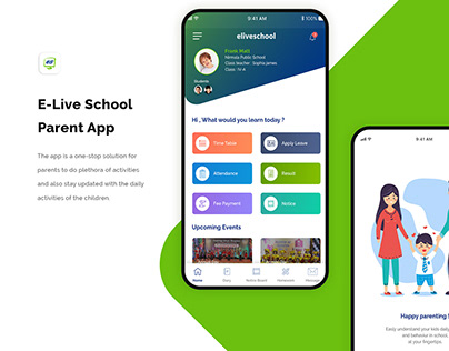School Parent App UI