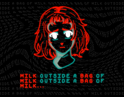 Milk Outside a Bag Of Milk