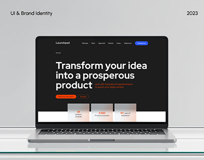 Launchpad. Website & Brand Identity (2023)