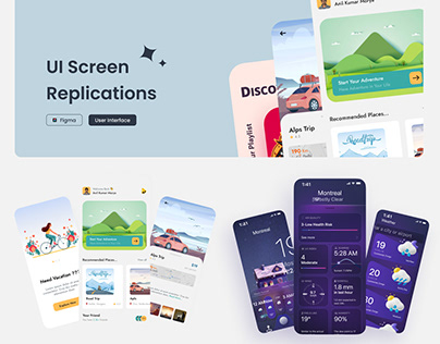 UI Mobile Screens