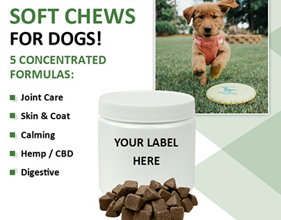 Dog Soft Chews Private Label