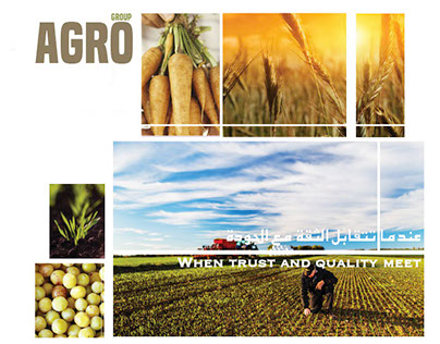 Agriculture company brochure design.