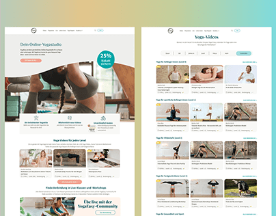 Yoga Website Design | Fitness Figma