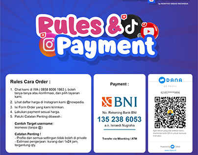 Rules & Informasi Payment