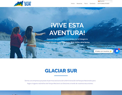 Diseño de Sitio Web - Glaciar Sur