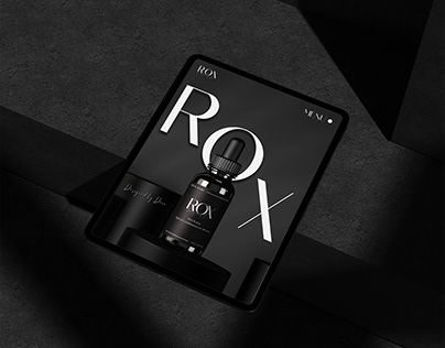 ROX skin care product web design