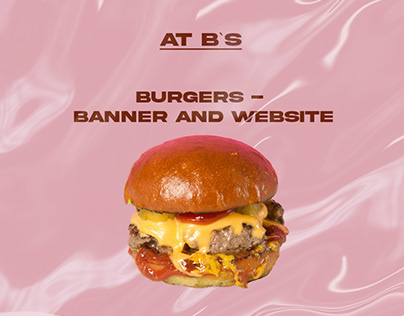 Burgers - banner and website