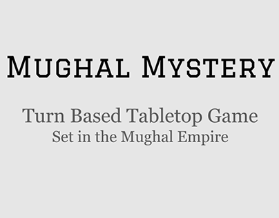 Mughal Mysteries: A DnD style Role-Playing Game