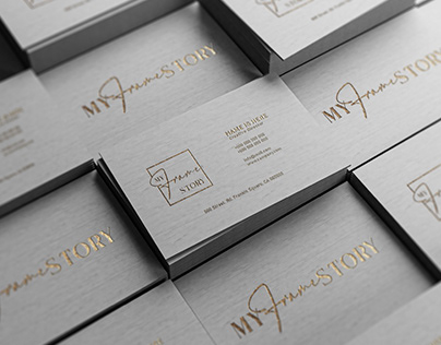 My frame story | Logo and packaging conception