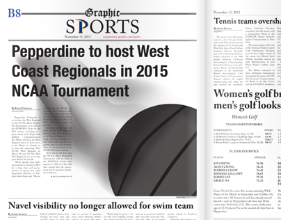 Newspaper Layout: Sports section