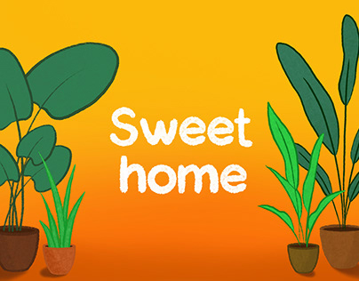 Poster series "Sweet home"