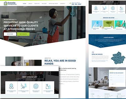 Cleaning Website Templates Design By Nexstair