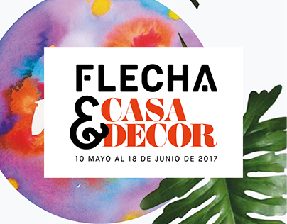 Flecha at CasaDecor 2017. Concept and Graphic Design.