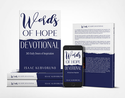 Book Cover Design for WORDS OF HOPE DEVOTIONAL