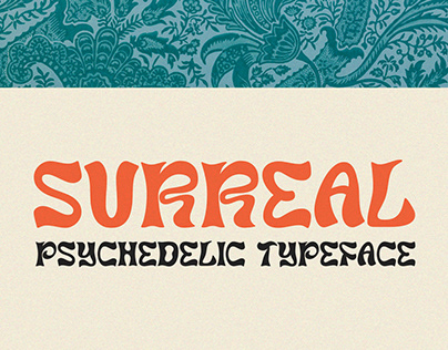 Surreal - 1960s Psychedelic Typeface