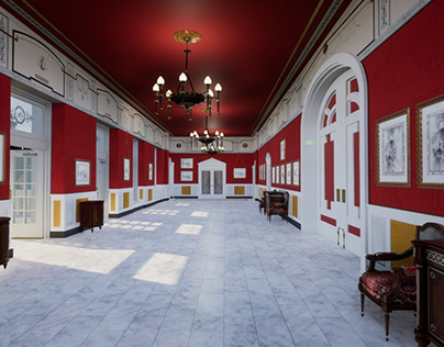 Pompeiian Room - 3d Visualization in Unreal Engine 5
