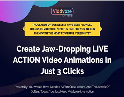 Viddyoze – Easiest Full-Auto Video Animation Software