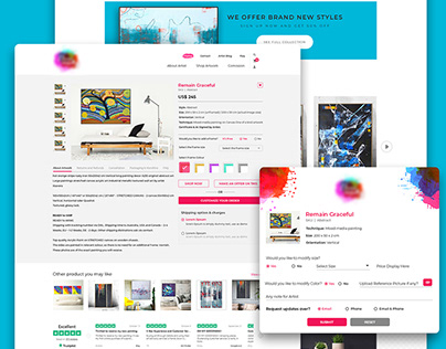 Art Gallery Webdesign