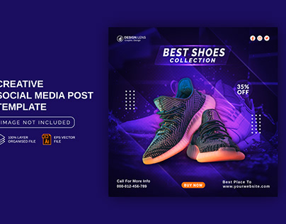 Best Shoes Collection Instagram Post Template