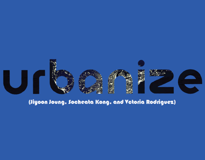 Design Exploration and Typography: Urbanize