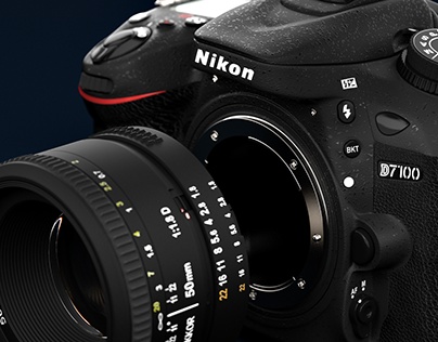 Nikon D7100 3D Product Visualisation