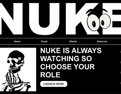 Nuke Is Always Watching - Website Design