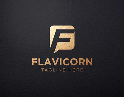 F Letter Logo Design with Free Mockup