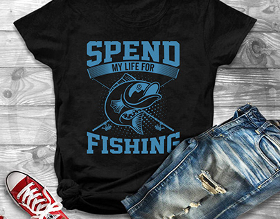 Fishing T-shirt Design