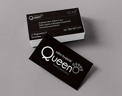 #Queen vcard 90x50 mm