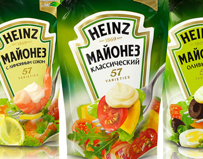 Design Heinz mayo for Russian and CIS markets.