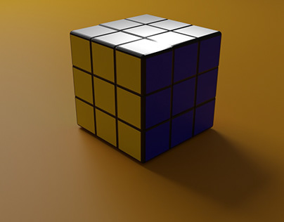 Modelado 3D - Cubo Rubik