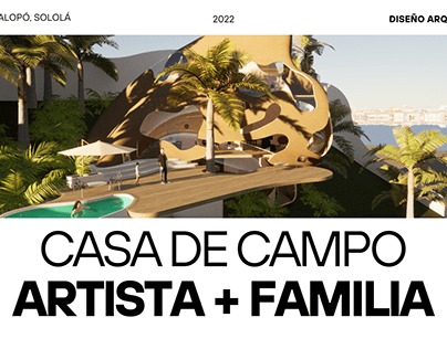 CASA DE CAMPO PARA ARTISTA (MÚSICO) Y FAMILIA