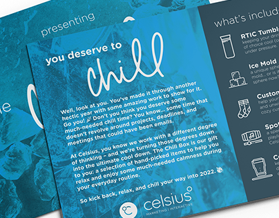 The Chill Box: card designs and copywriting