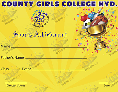 Sports Achievement Certificate