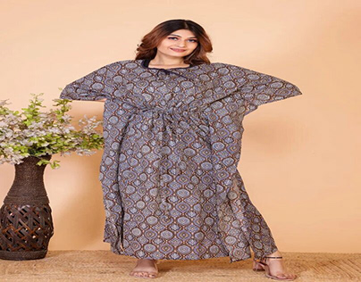 Buy Cotton Kaftan Dresses Online