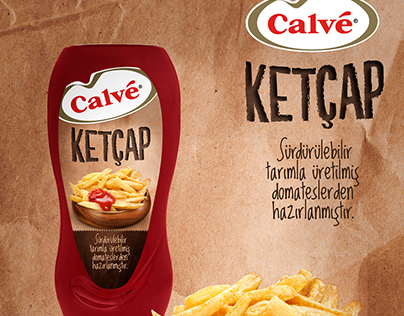 Calve: Ketchup-Mayonnaise -Mustard/Packaging Design