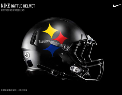 Pittsburgh Steelers Football Helmet Design