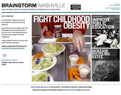 Brainstorm Nashville microsite