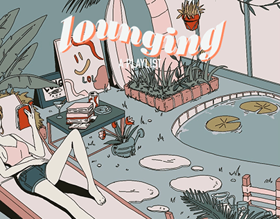 Lounging, a playlist cover