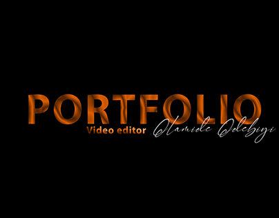 My Video Editor Portfolio and Resume