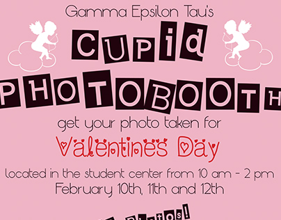 Cupid Photo Booth Fundraiser