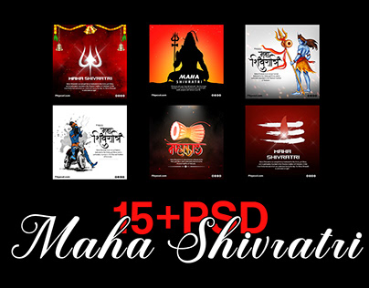 15+ Free PSD on Maha Shivratri