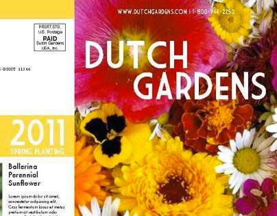 Dutch Gardens Spring 2011 catalogue project