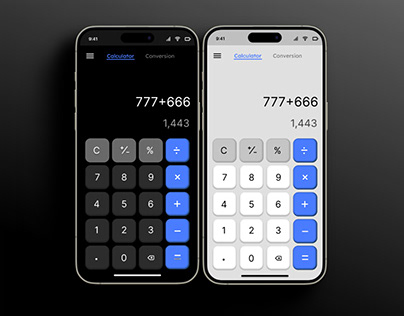 DailyUI 004/100 - Calculator